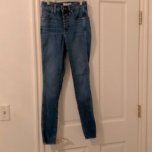 Womens stretch denim skinny jeans